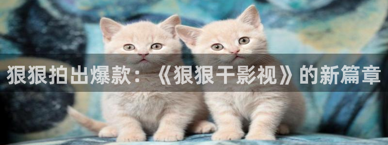 秋霞6电影频道：狠狠拍出爆款：《狠狠干影视》的新篇章
